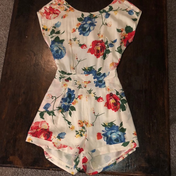 Foreign Exchange Dresses & Skirts - Foreign Exchange floral Romper